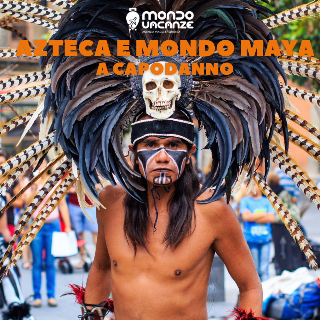 BANNER PUBBLICITARIO DEL VIAGGIO A CAPODANNO IN MESSICO PER VEDERE LA CULTURA AZTECA E MAYA