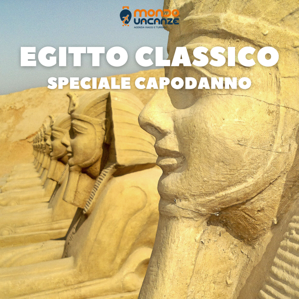 BANNER PUBBLICITARIO PER VIAGGIO IN EGITTO CLASSICO A CAPODANNO
