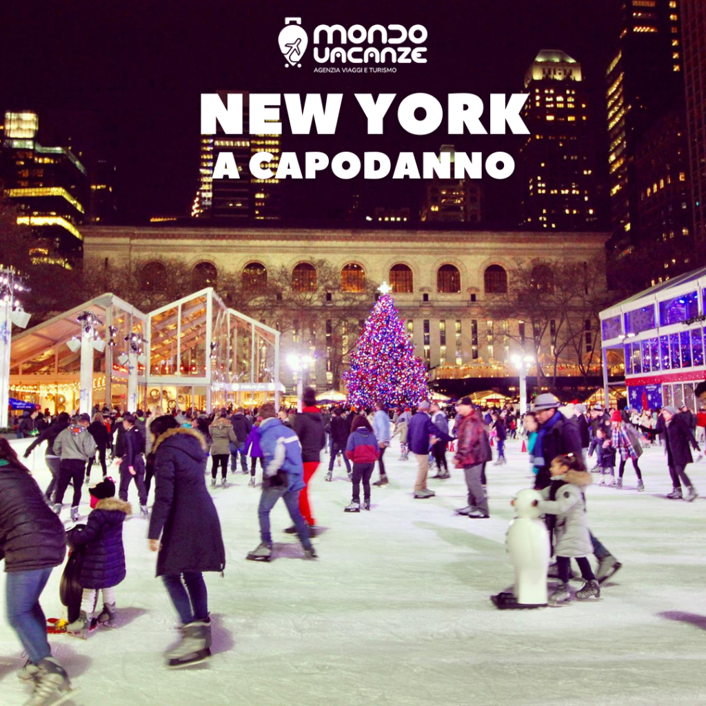banner pubblicitario per viaggio a NewYork a capodanno