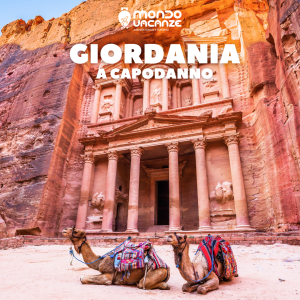 Offerta pubblicitaria per il viaggio in Giordania a Capodanno 2023