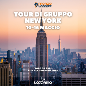 viaggio di gruppo da bari per New York