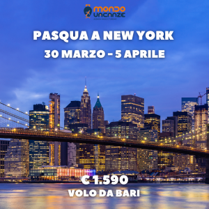 OFFERTA DA BARI A NEW YORK PER PASQUA