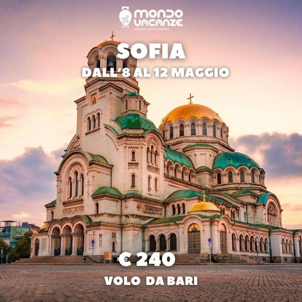 vacanza a sofia con volo da bari
