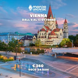 volo da bari per vienna con pacchetto vacanza