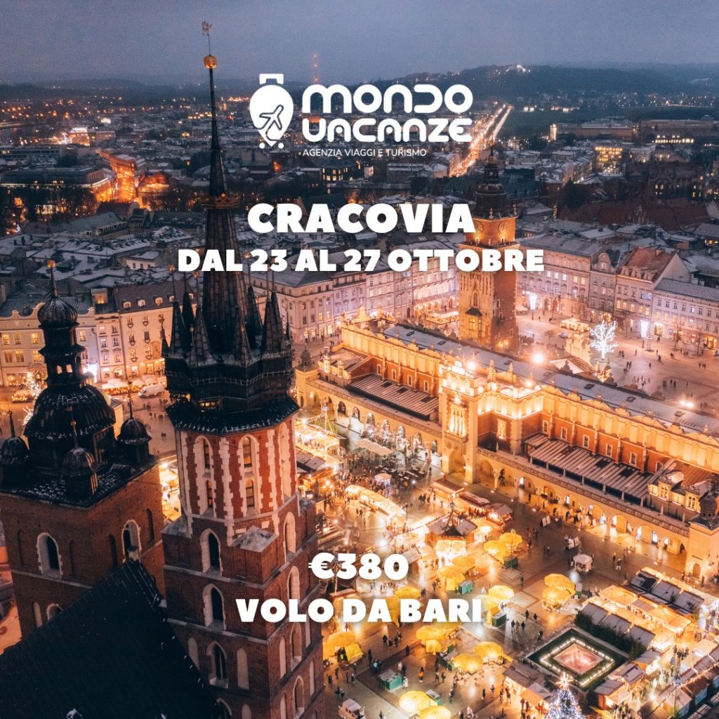 vola a cracovia da bari ad ottobre