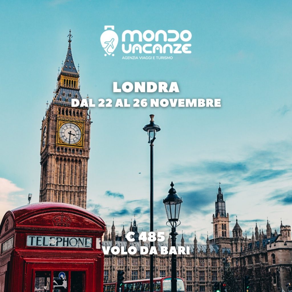 vacanza a Londra da Bari con volo e hotel